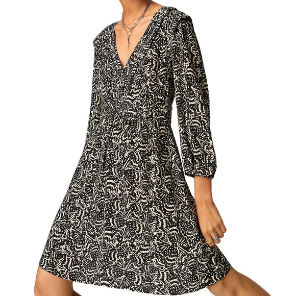 Ba&sh Lia Abstract Print Dress - Picture 1 of 5